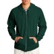 Hengshi Men's Wool Zip Hoodie, green